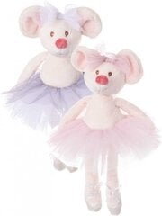 Pehme mänguasi 25 cm Antonia Ballerina hiir valge seelikuga цена и информация | Мягкие игрушки | kaup24.ee