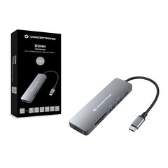 USB-jaotur Conceptronic DONN11G Hall hind ja info | USB jagajad, adapterid | kaup24.ee