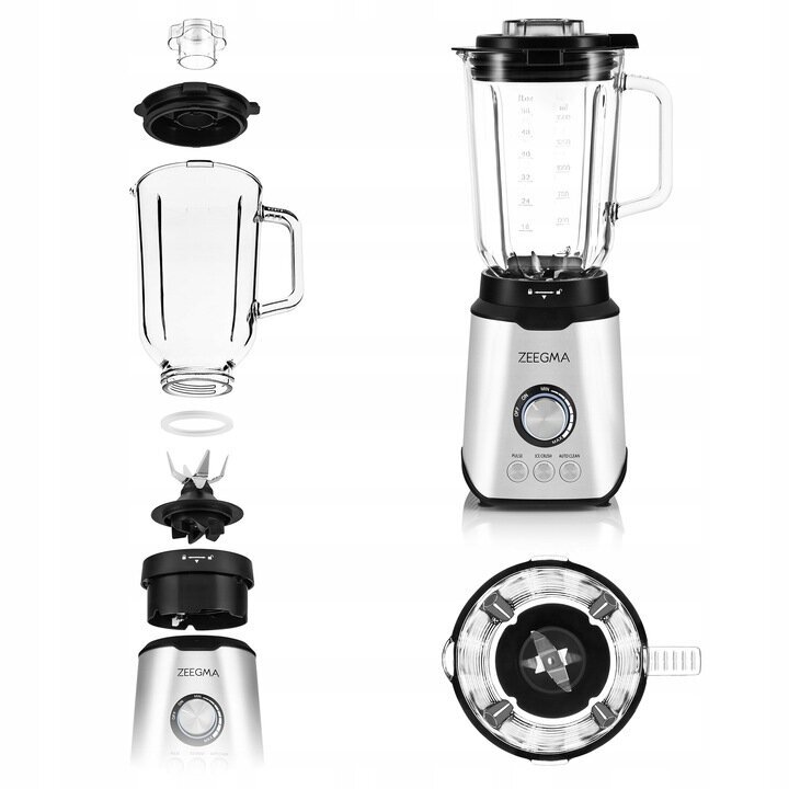 Zeegma Grand -vitamiin 1600 hõbe/hall blender hind ja info | Saumikserid, hakkijad | kaup24.ee