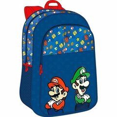 Детский рюкзак Super Mario Синий (40 x 30 x 16 cm) цена и информация | Рюкзаки и сумки | kaup24.ee