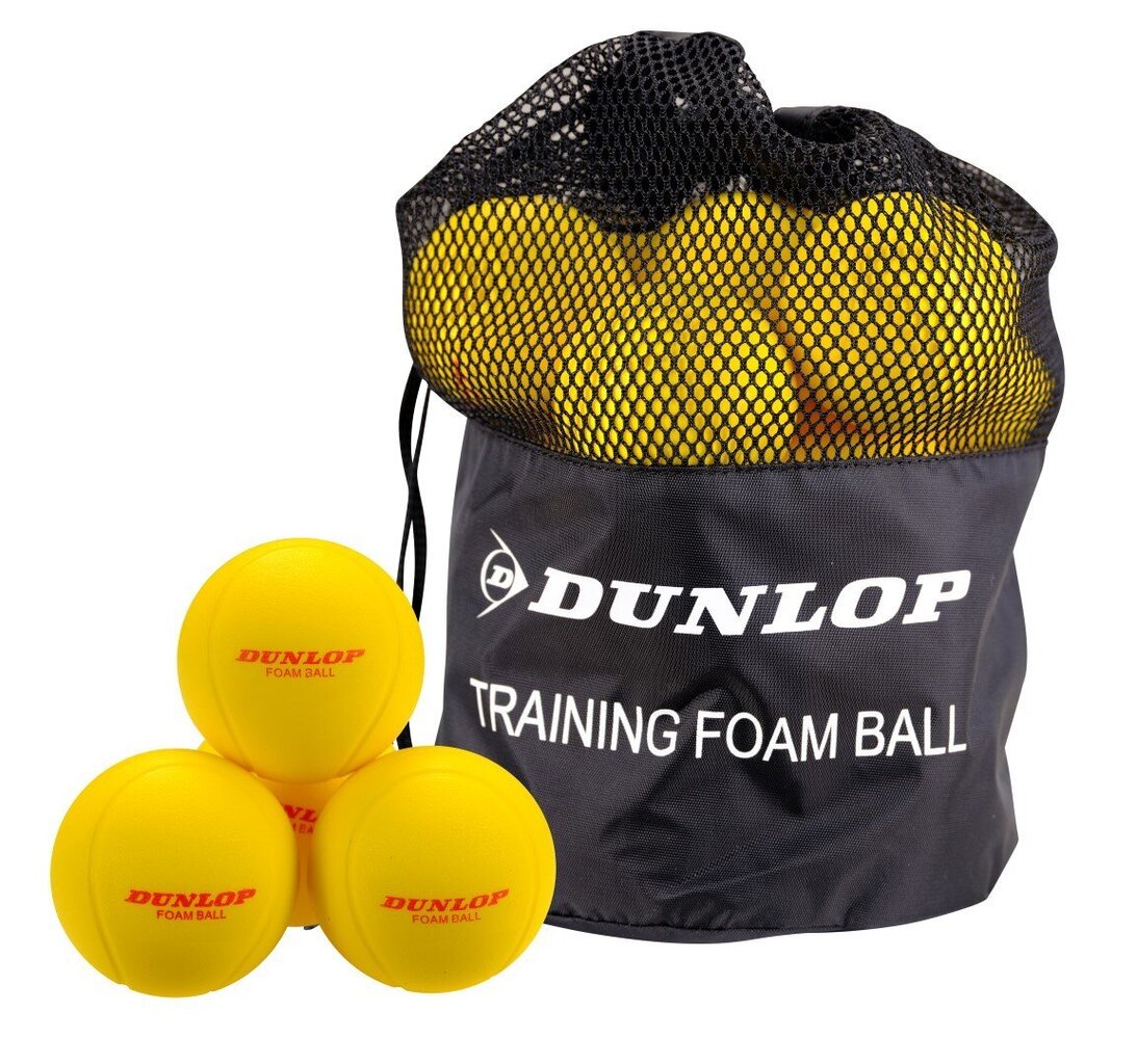 Tennisepallid Dunlop Training Foum, kollane hind ja info | Välitennise tooted | kaup24.ee