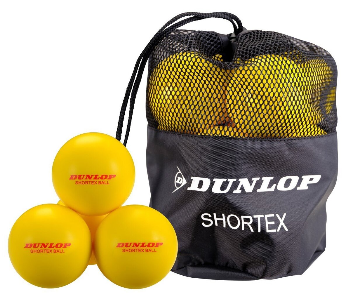 Tennisepallid Dunlop Shortex, kollane hind ja info | Välitennise tooted | kaup24.ee