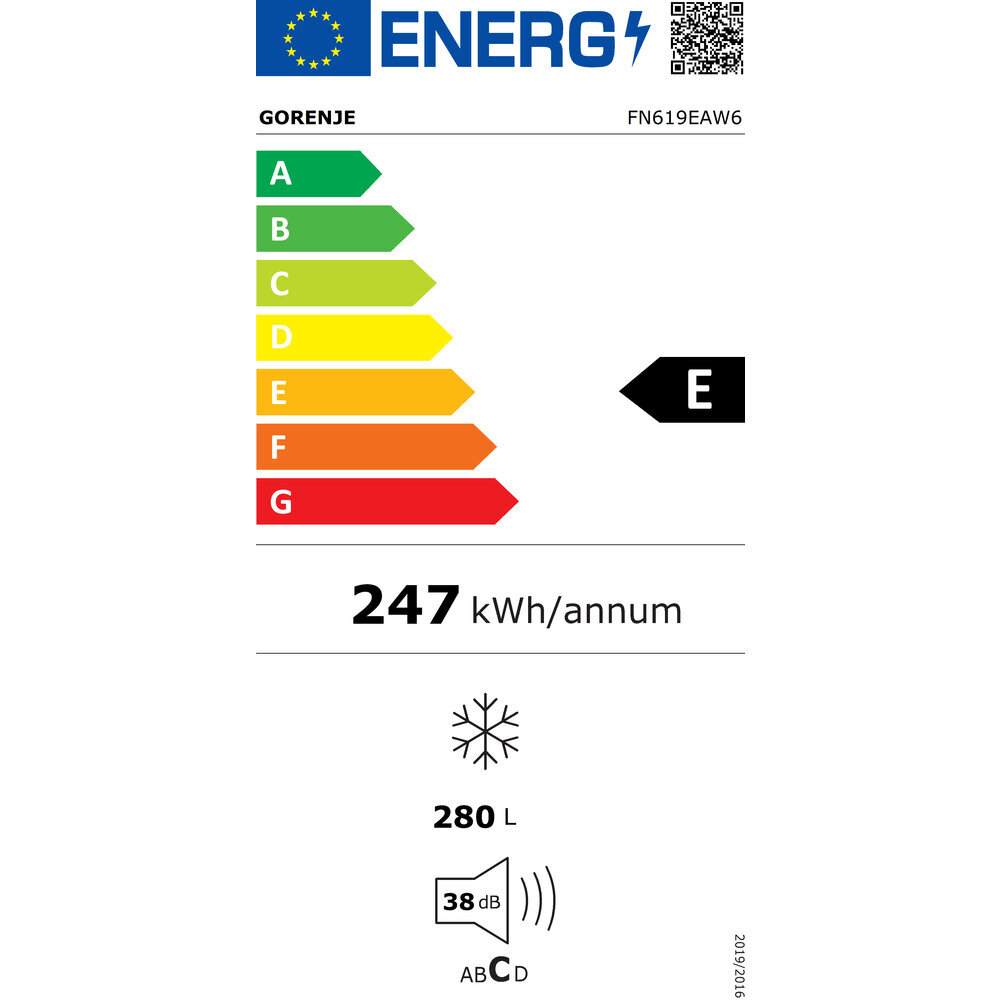 Gorenje FN619EAW6 hind ja info | Sügavkülmikud ja külmakirstud | kaup24.ee