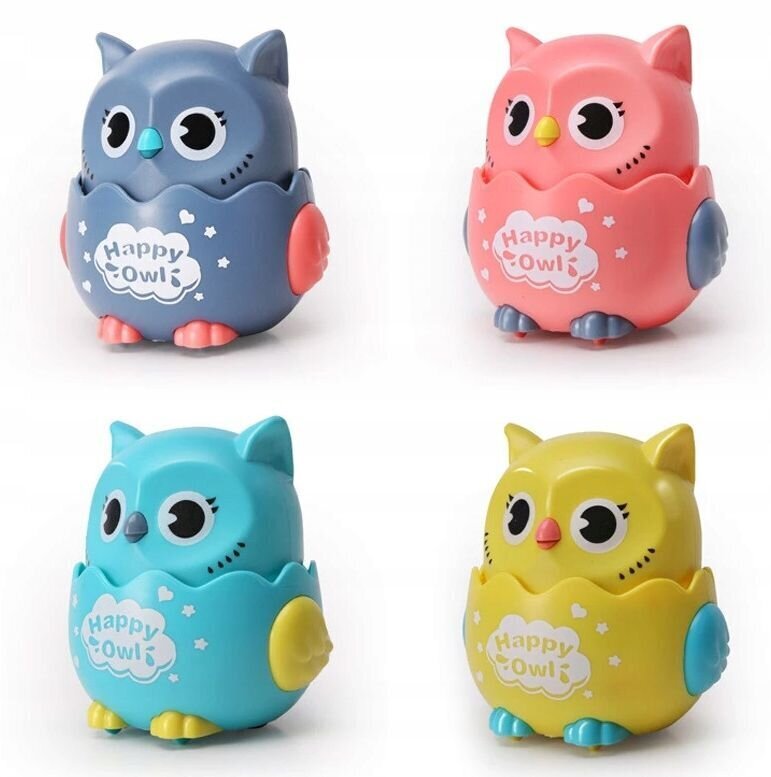 Sensoorne teerull Happy Owl, 1 tk hind ja info | Arendavad mänguasjad | kaup24.ee