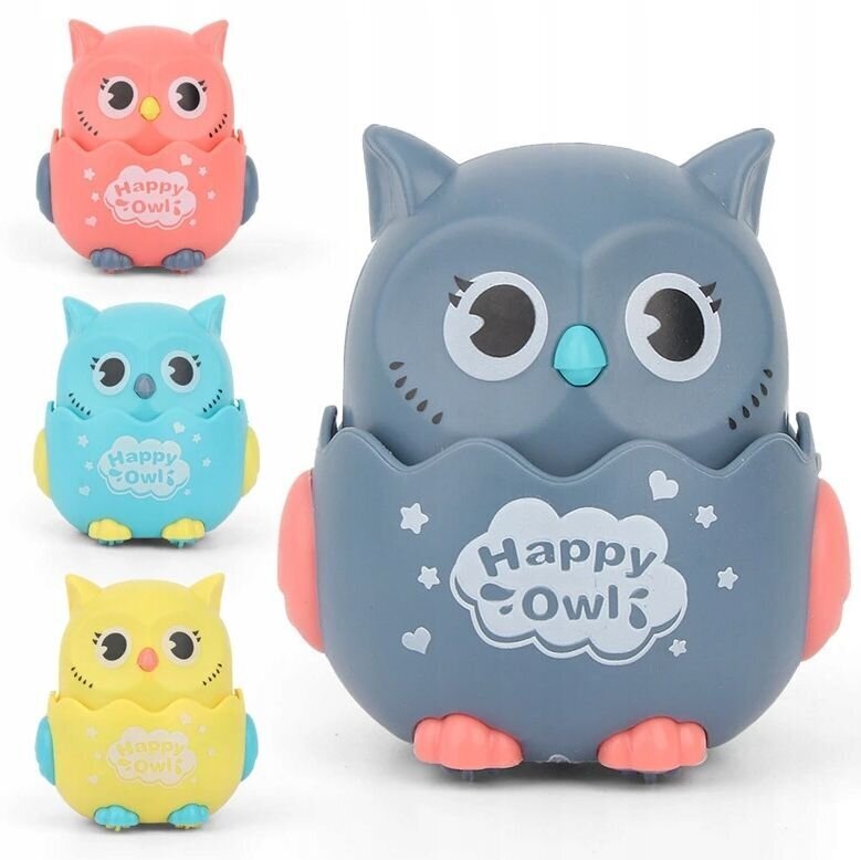 Sensoorne teerull Happy Owl, 1 tk hind ja info | Arendavad mänguasjad | kaup24.ee