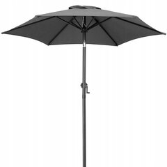 Классический зонт, Серый 200 x 200 см цена и информация | Зонты, маркизы, стойки | kaup24.ee