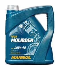 Mootoriõli Mannol 7505 Molibden, 4 l hind ja info | Mootoriõlid | kaup24.ee