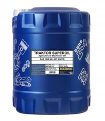 Масло моторное Mannol 7406 Traktor Superoil 15W-40, 10 л цена и информация | Моторные масла | kaup24.ee