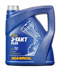 Масло моторное Mannol 7204 2-Takt Plus, 4 л цена и информация | Моторные масла | kaup24.ee