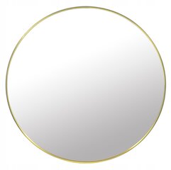 Зеркало настенное, 60 см, золотистого цвета цена и информация | Подвесные зеркала | kaup24.ee
