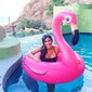 Täispuhutav ujumisrõngas flamingo, 120cm hind ja info | Täispuhutavad veemänguasjad ja ujumistarbed | kaup24.ee