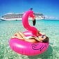 Täispuhutav ujumisrõngas flamingo, 120cm hind ja info | Täispuhutavad veemänguasjad ja ujumistarbed | kaup24.ee