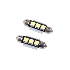 EinParts Auto LED Pirnid C10W Festoon 39mm 6000K CanBus 12V - 2 tk цена и информация | Автомобильные лампочки | kaup24.ee