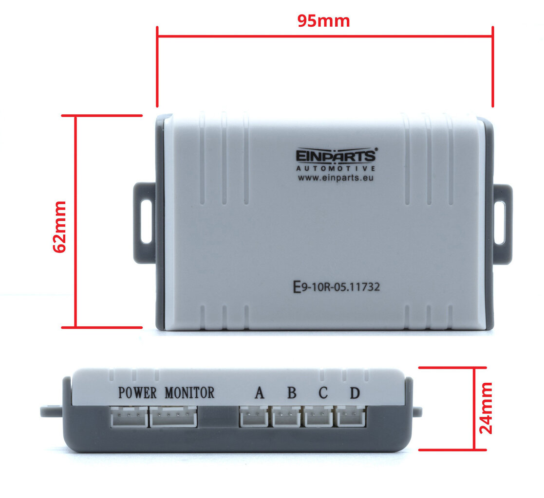 Parkimissüsteem 4 anduriga 22mm koos katuse LED ekraan EinParts, Siion hind ja info | Parkimisabi süsteemid | kaup24.ee