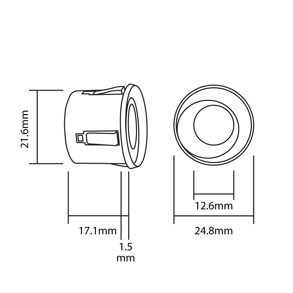 Parkimissüsteem 8 anduriga 22mm koos katuse LED ekraan EinParts, Siion hind ja info | Parkimisabi süsteemid | kaup24.ee