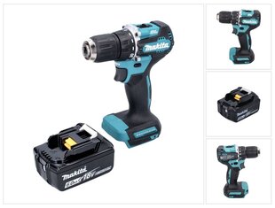 Аккумуляторная дрель Makita DDF 487 G1 цена и информация | Шуруповерты, дрели | kaup24.ee