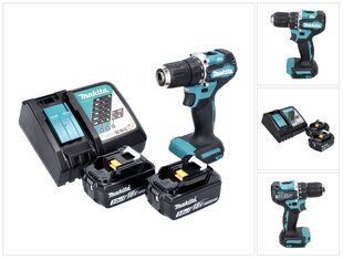 Аккумуляторная дрель Makita DDF 487 RF цена и информация | Шуруповерты, дрели | kaup24.ee