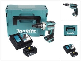 Аккумуляторный шуруповерт Makita DFS 251 RG1J цена и информация | Шуруповерты, дрели | kaup24.ee