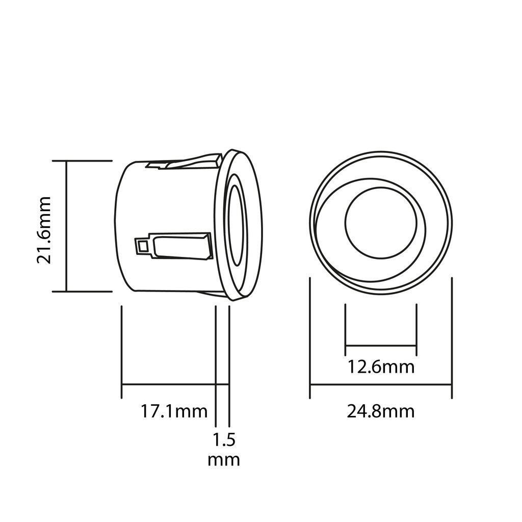 Parkimissüsteem 4 anduriga 22mm koos Batmani stiilis LED-ekraan EinParts, Must hind ja info | Parkimisabi süsteemid | kaup24.ee