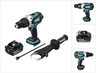 Аккумуляторный шуруповерт Makita DHP 458 G1 цена и информация | Шуруповерты, дрели | kaup24.ee