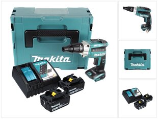 Аккумуляторный шуруповерт Makita DFS 251 RGJ цена и информация | Шуруповерты, дрели | kaup24.ee