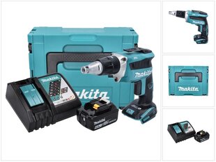 Аккумуляторный шуруповерт Makita DFS 452 RG1J цена и информация | Шуруповерты, дрели | kaup24.ee