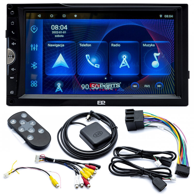EinParts EPCR11 Auto raadio Android 10, Bluetooth, SD, 1 GB RAM hind ja info | Autoraadiod, multimeedia | kaup24.ee