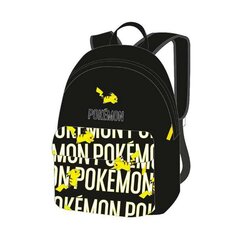 Школьный рюкзак Pokémon Pikachu Чёрный (41 x 31 x 13,5 cm) цена и информация | Школьные рюкзаки, спортивные сумки | kaup24.ee