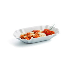поднос для закусок Quid Gastro Fun Керамика Белый (20,5 x 11 x 3,5 cm) (Pack 12x) цена и информация | Посуда, тарелки, обеденные сервизы | kaup24.ee
