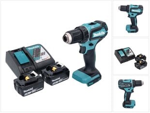 Аккумуляторная дрель Makita DDF 485 RT цена и информация | Шуруповерты, дрели | kaup24.ee