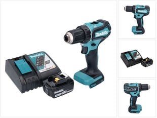 Аккумуляторная дрель Makita DDF 485 RF1 цена и информация | Шуруповерты, дрели | kaup24.ee