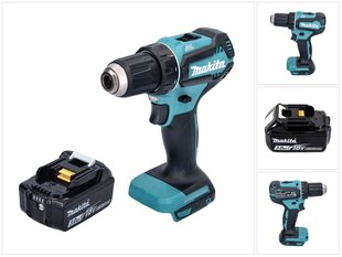 Аккумуляторная дрель Makita DDF 485 F1 цена и информация | Шуруповерты, дрели | kaup24.ee