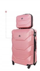 Комплект чемоданов, MEDIUM XL + маленький чемодан, Rose Gold цена и информация | Чемоданы, дорожные сумки | kaup24.ee