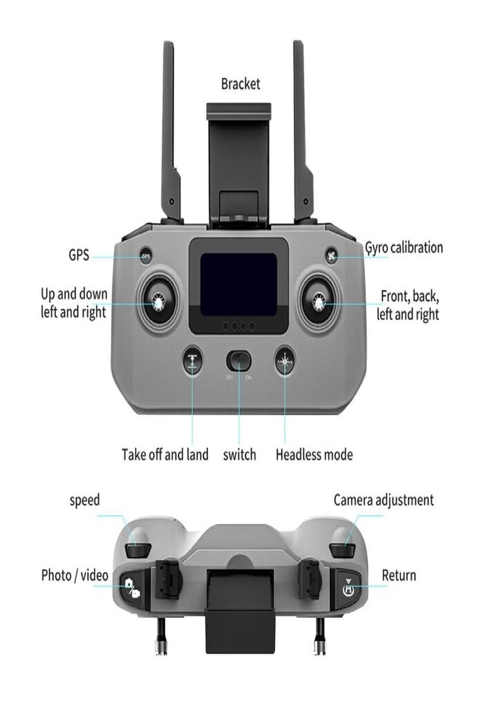 Droon, 5G Drone RC Quadcopter X2-PRO3 цена и информация | Droonid | kaup24.ee