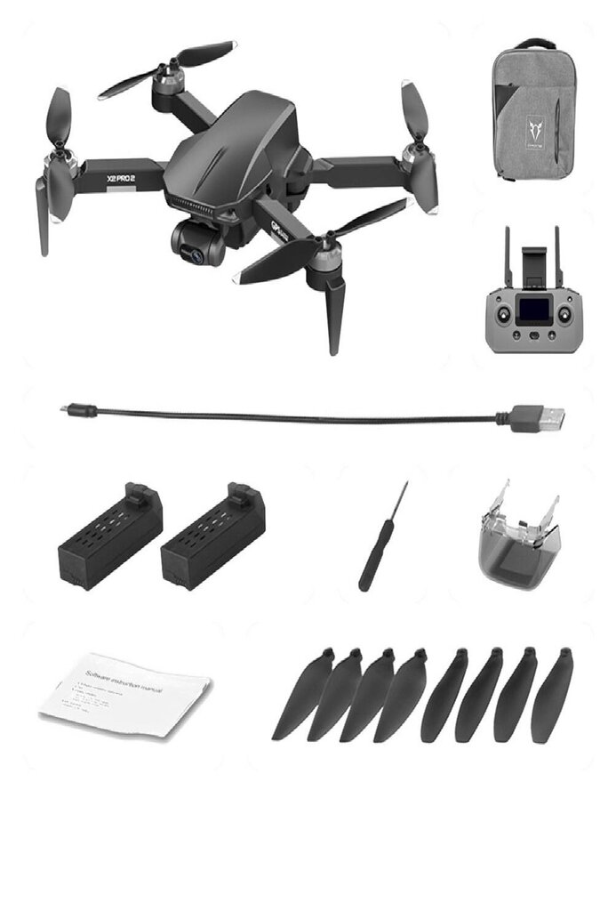 Droon, 5G Drone RC Quadcopter X2-PRO3 hind ja info | Droonid | kaup24.ee