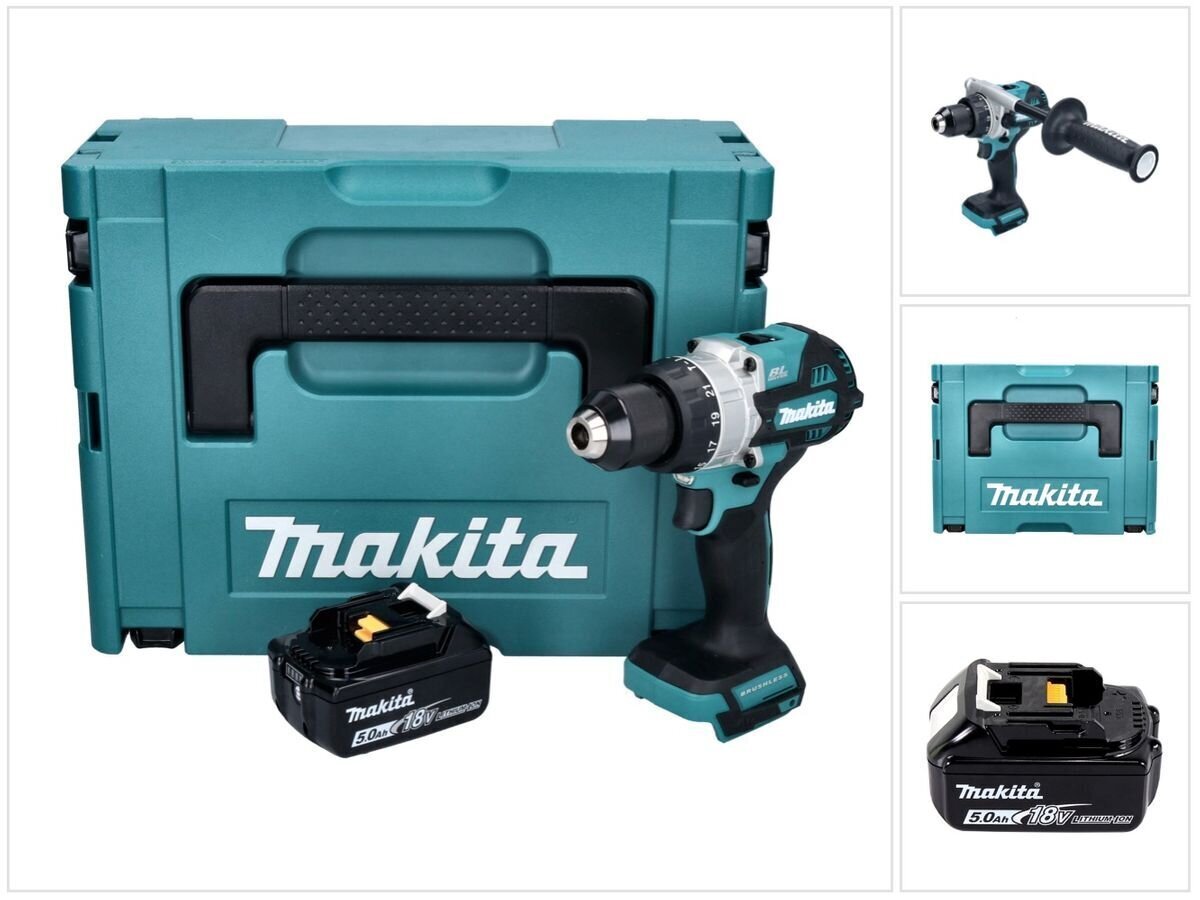 Akulööktrell Makita DHP 486 T1J hind ja info | Akutrellid ja akukruvikeerajad | kaup24.ee