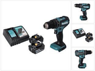 Аккумуляторная ударная дрель Makita DHP 485 RT цена и информация | Шуруповерты, дрели | kaup24.ee