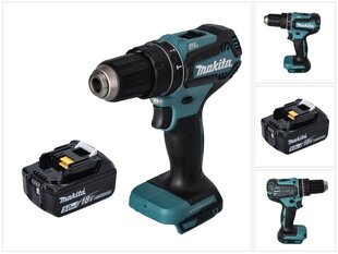 Аккумуляторная ударная дрель Makita DHP 485 T1 цена и информация | Шуруповерты, дрели | kaup24.ee