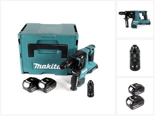 Аккумуляторный перфоратор Makita DHR 281 TJ цена и информация | Перфораторы | kaup24.ee