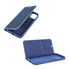 Чехол Luna Book Carbon для Xiaomi Mi 11, синий цена и информация | Чехлы для телефонов | kaup24.ee