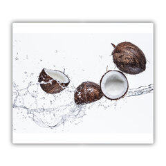 Tulup Lõikelaud Kookospähkel veega, 60x52 cm hind ja info | Lõikelauad | kaup24.ee