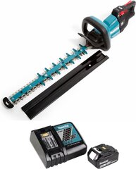 Аккумуляторный кусторез Makita DUH 502 RT1 18V 50см, с аккумулятором и зарядным устройством цена и информация | Кусторезы, ножницы для газона | kaup24.ee