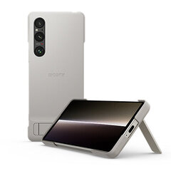 Sony kaitsekest Xperia 1 V, hõbedane hind ja info | Sony Mobiiltelefonid ja aksessuaarid | kaup24.ee