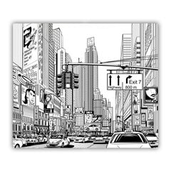 Tulup Lõikelaud New Yorgi tänav, 60x52 cm цена и информация | Разделочная доска | kaup24.ee