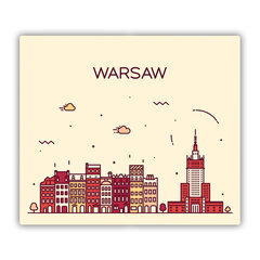 Tulup Lõikelaud Varssav Poola, 60x52 cm hind ja info | Lõikelauad | kaup24.ee