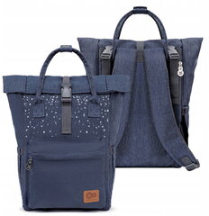 Ema seljakott Kinderkraft Moonpack Confetti, denim hind ja info | Vankrite tarvikud | kaup24.ee