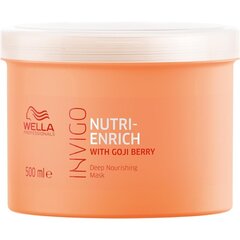 Питательная маска для волос Wella Invigo Nutri-Enrich, 500 мл цена и информация | Средства для укрепления волос | kaup24.ee