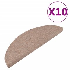 vidaXL iseliimuvad trepivaibad 10 tk, beež, 65 x 22,5 x 3,5 cm hind ja info | Vaibad | kaup24.ee