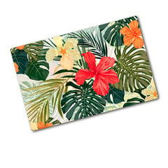 Tulup Lõikelaud Hawaii lilled, 80x52 cm цена и информация | Разделочная доска | kaup24.ee