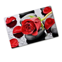 Tulup Lõikelaud Punane roos, 80x52 cm hind ja info | Lõikelauad | kaup24.ee